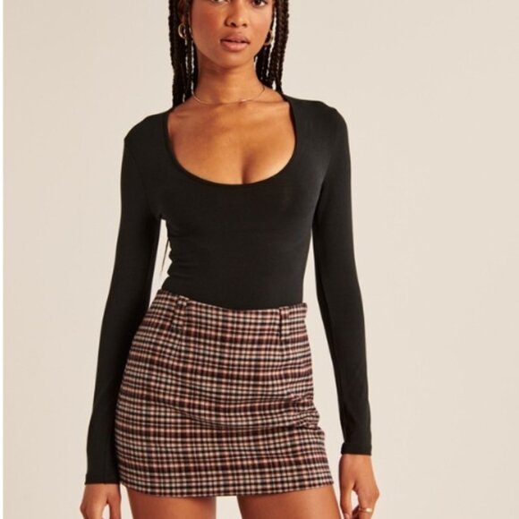 NWT Abercrombie & Fitch Clean Menswear Plaid Skort Size S - Picture 6 of 7